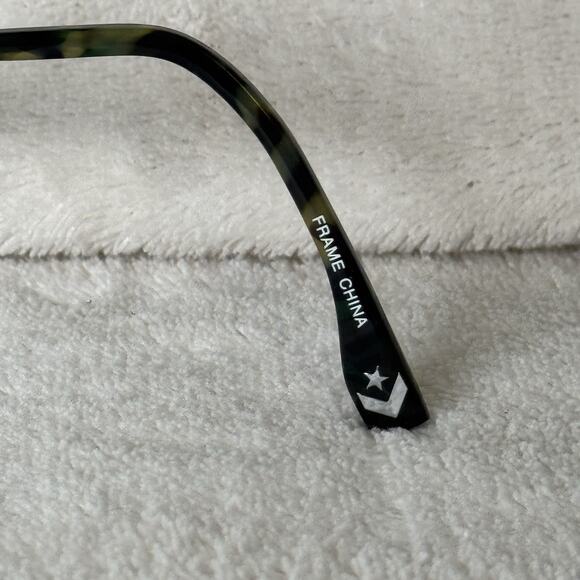 Converse Unisex Eyeglass Frames K310 47-18-130 Green Tortoise Full Rim Rectangle - Picture 6 of 8
